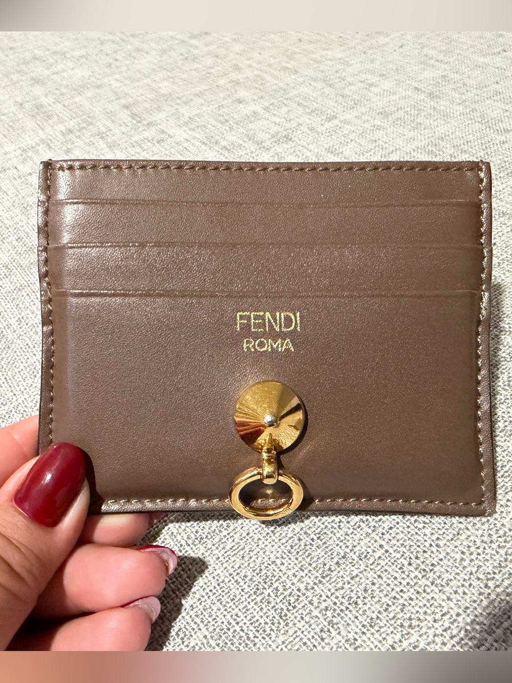 Fendi Card Holder with original box and authenticity tag